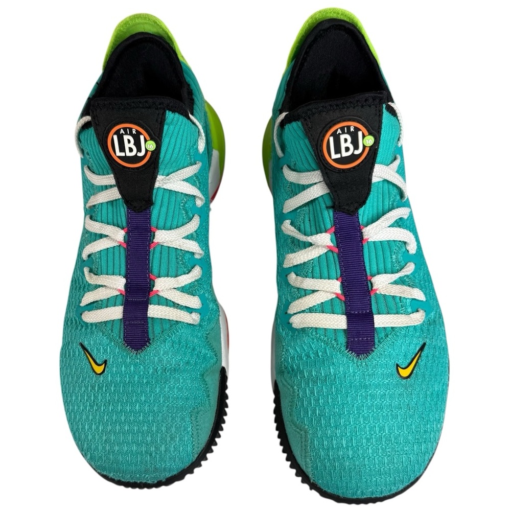 Nike LeBron 16 Low Air LBJ Hyper Jade Basketball Shoes Men’s 11 - Picture 4 of 17